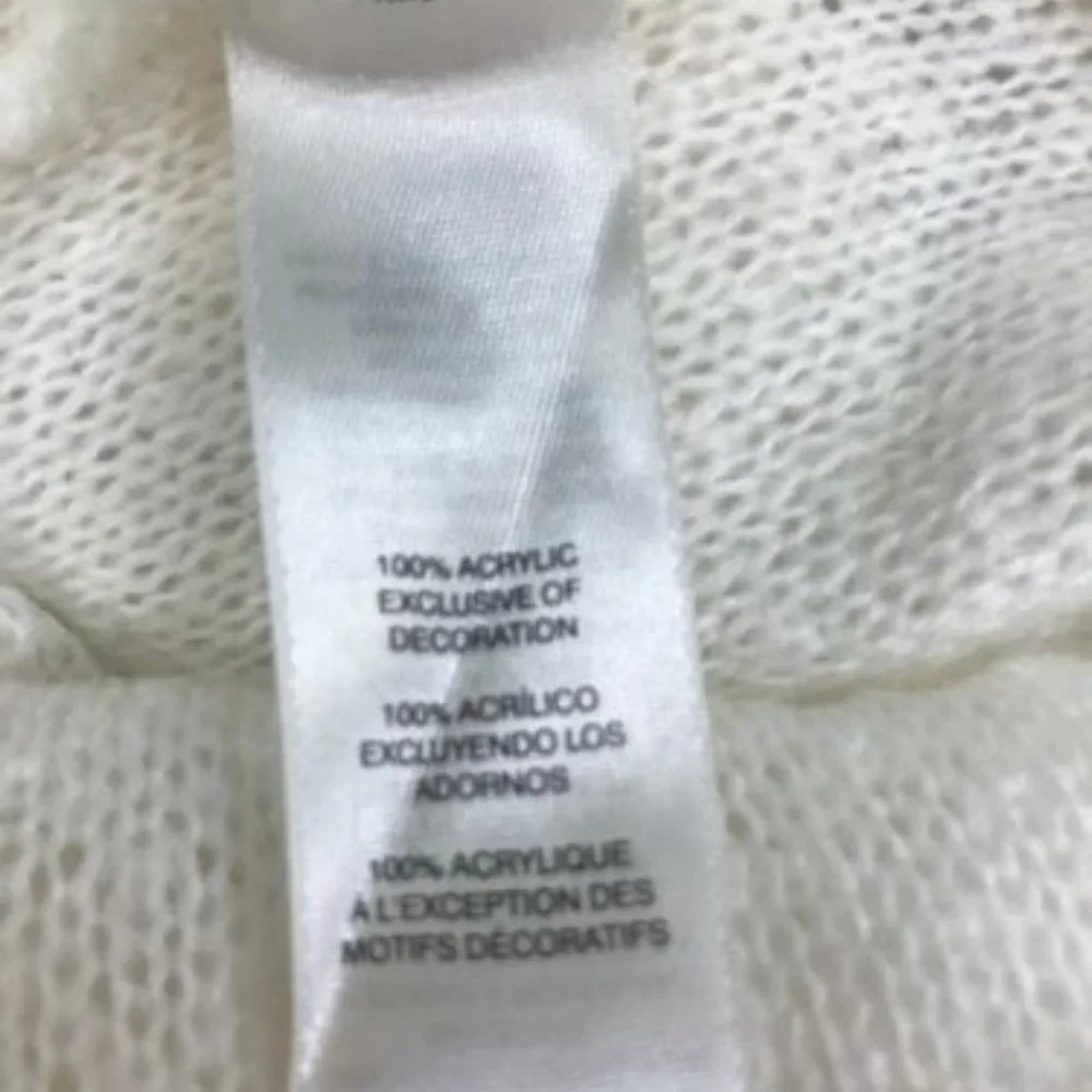 Chico's  Ivory sweater L sz 2 - Picture 9 of 13